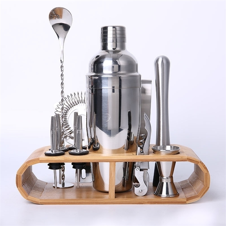Bartending Cocktail Shaker Bartender Kit Shakers Stainless Steel 12-piece Bar Tool Set With Stylish Bamboo Stand
Bartending Cocktail Shaker Bartender Kit Shakers Stainless Steel 12-piece Bar Tool Set With Stylish Bamboo Stand