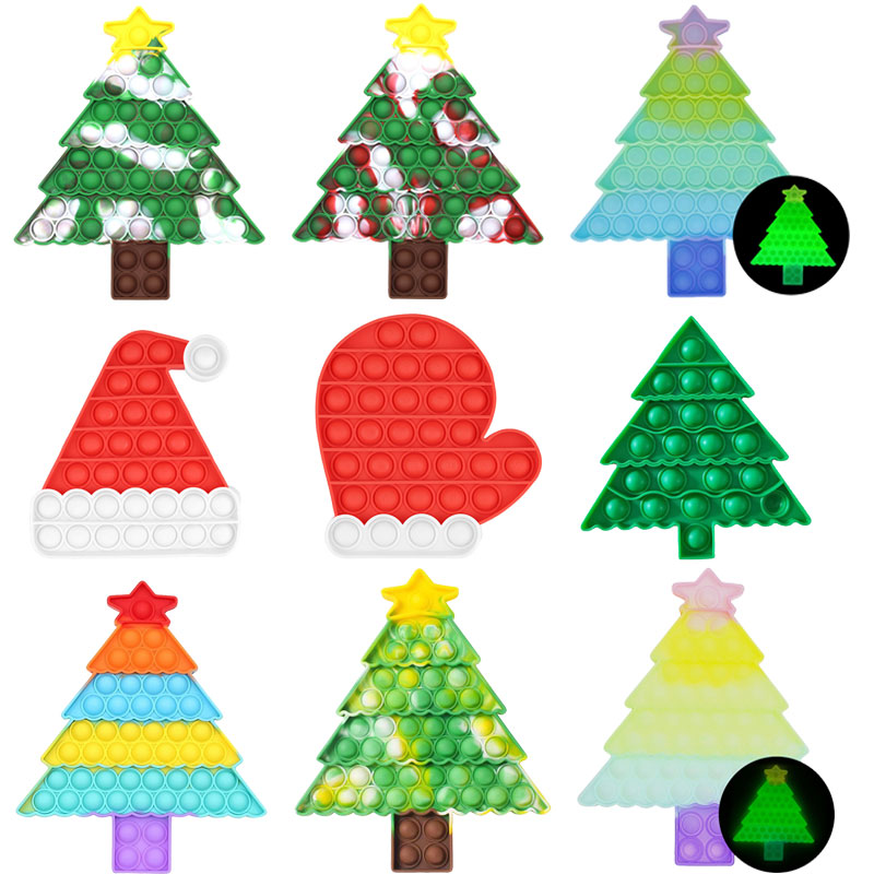 Christmas Tree Push Bubble Fidget Toys Children Autism Needs Antistress Game Board for Children Adult Family Interactive Toys
Christmas Tree Push Bubble Fidget Toys Children Autism Needs Antistress Game Board for Children Adult Family Interactive Toys