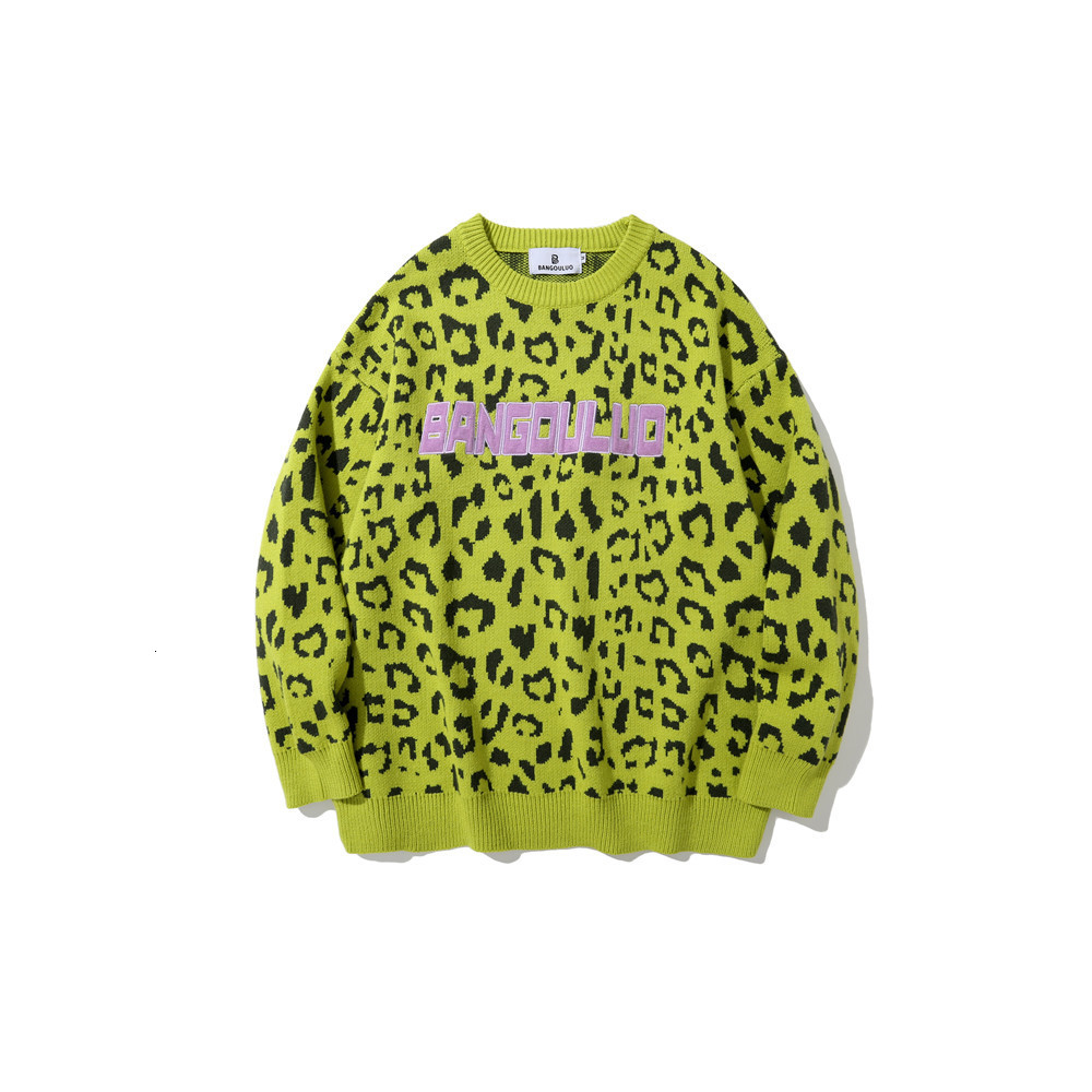 sweater knit wind leopard letter embroidery men's high street fashion brand loose round neck t shirt long sleeve top, White;black
sweater knit wind leopard letter embroidery men's high street fashion brand loose round neck t shirt long sleeve top, White;black