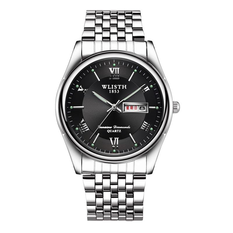 Wristwatches Mens Watch Business Luminous Top Quartz Waterproof Steel Belt Non-Analog Gifts For Man Male Clock Hours Watches Men
Wristwatches Mens Watch Business Luminous Top Quartz Waterproof Steel Belt Non-Analog Gifts For Man Male Clock Hours Watches Men