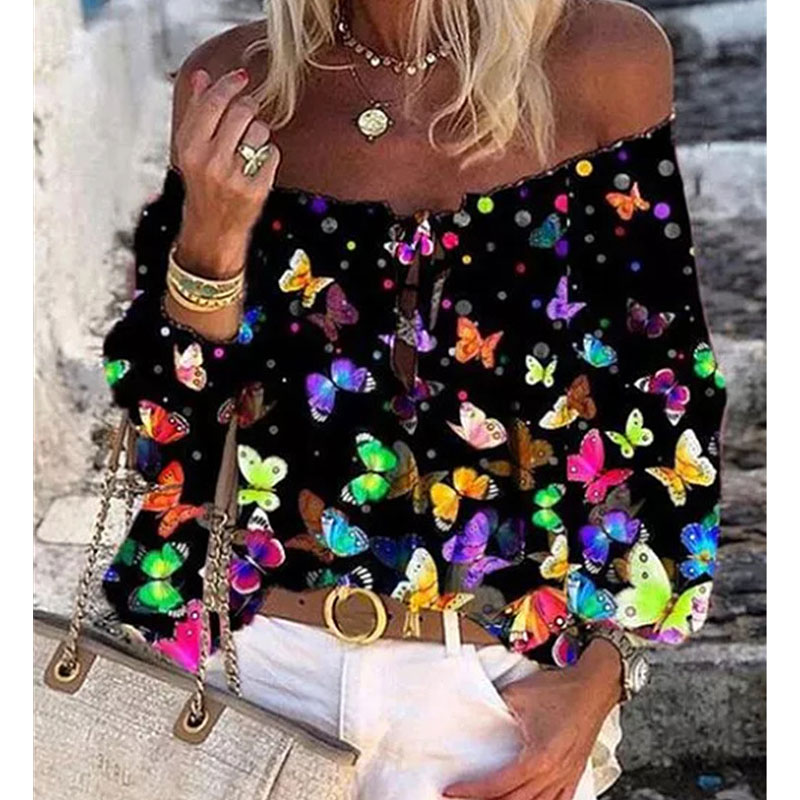 Sexy Women Spring Autumn Ruffles Chiffon Tops Tees Floral Plus Size Belt Off Shoulder Casual Femme Blouse Shirt Befree Boho, Purple
Sexy Women Spring Autumn Ruffles Chiffon Tops Tees Floral Plus Size Belt Off Shoulder Casual Femme Blouse Shirt Befree Boho, Purple