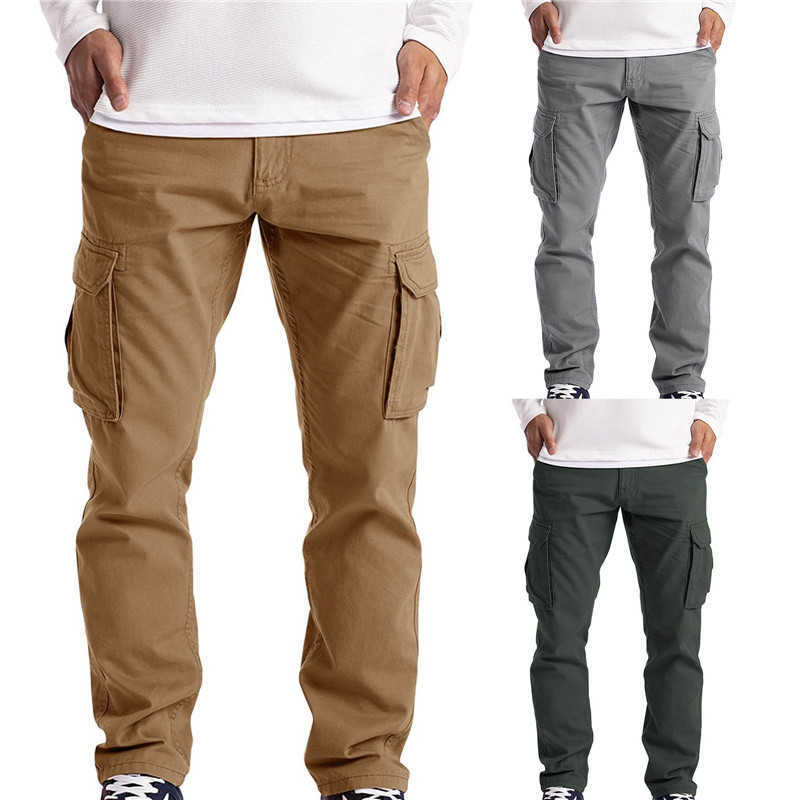 2021 Men's Cargo Trousers Work Wear Combat Safety Cargo 6 Pocket Full Pants Fashion Length Pants Male Casual Pants Outdoor X0611, Black
2021 Men's Cargo Trousers Work Wear Combat Safety Cargo 6 Pocket Full Pants Fashion Length Pants Male Casual Pants Outdoor X0611, Black
