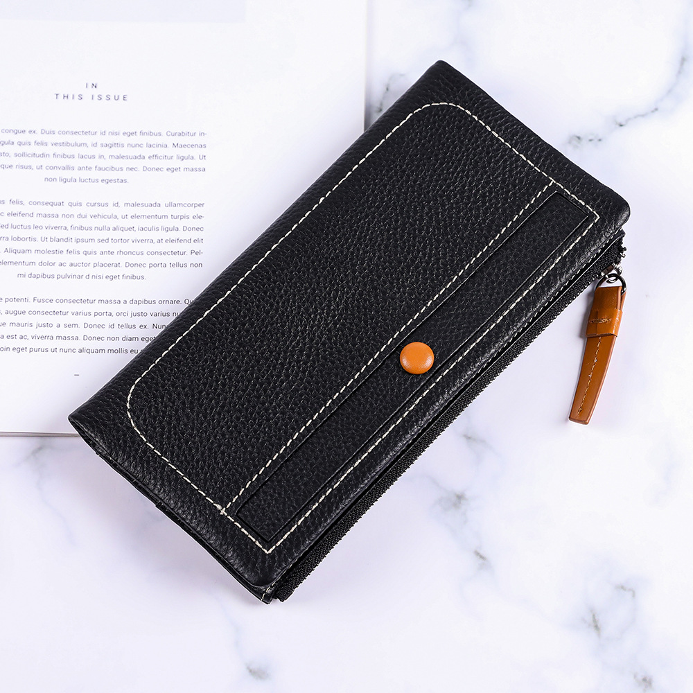 Fashion wallet female female European and American two-fold clutch lady wallet zipper long multi-card mobile phone leather Xlrni, Red;black
Fashion wallet female female European and American two-fold clutch lady wallet zipper long multi-card mobile phone leather Xlrni, Red;black