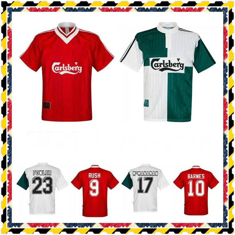 1995 1996 Fowler Rush Barnes Clough Redknapp retro soccer jersey COLLYMORE 95 96 McATEER McManaman Fowler vintage classic football shirt, Away epl jersey
1995 1996 Fowler Rush Barnes Clough Redknapp retro soccer jersey COLLYMORE 95 96 McATEER McManaman Fowler vintage classic football shirt, Away epl jersey
