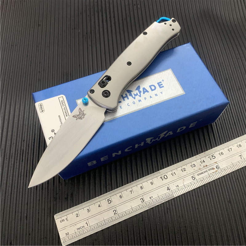 

BENCHMADE BM 535-3 Bugout AXIS Folding knife Made Real D2 Blade Carbon Fiber/titanium alloy Handle Pocket Survival Camping Hunting Outdoor Knifes