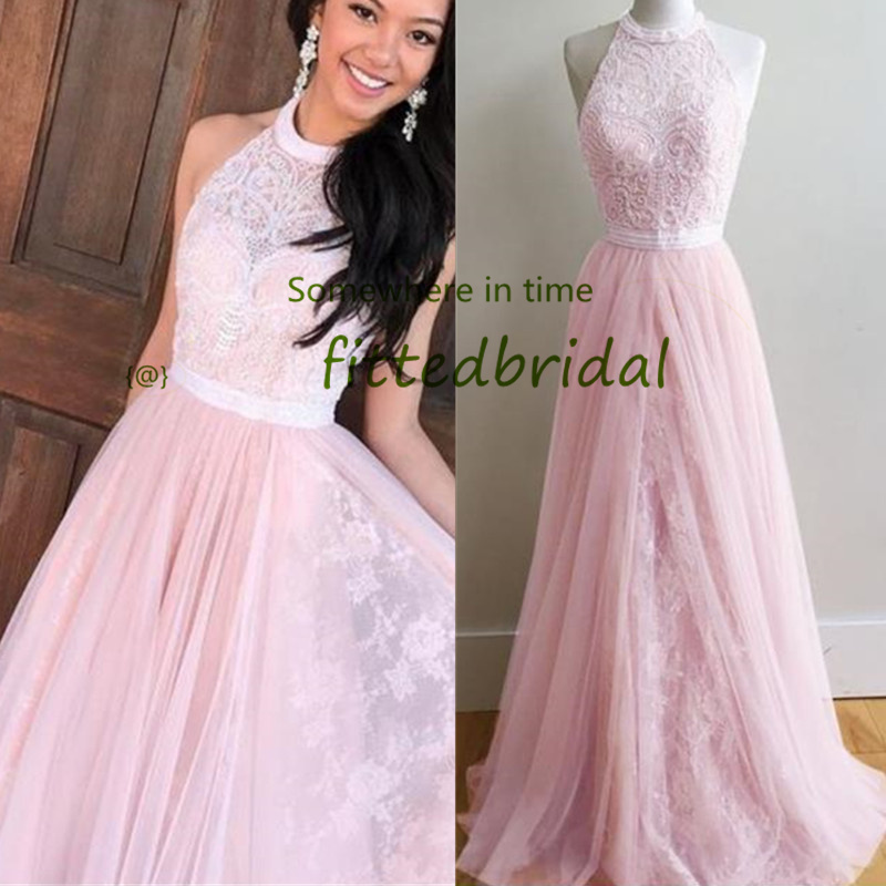 Fashion Halter Pink Prom Dresses Young Girls Elegant Lace Sleeveless Sexy robe de soirée mariage, Sage
Fashion Halter Pink Prom Dresses Young Girls Elegant Lace Sleeveless Sexy robe de soirée mariage, Sage