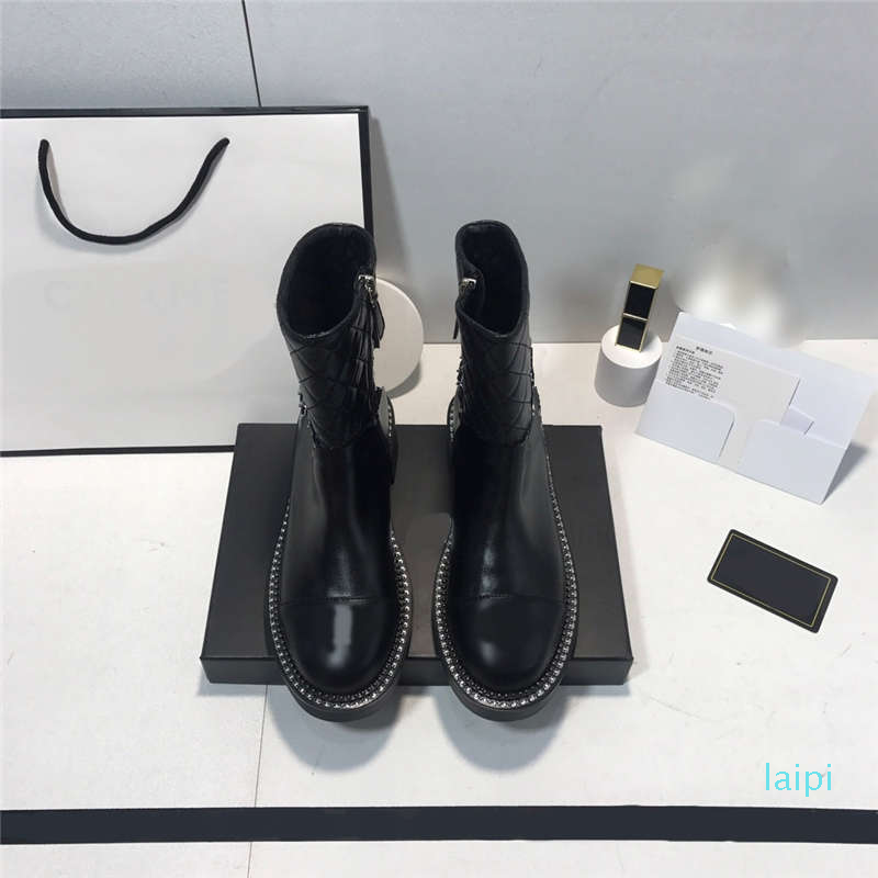 Designer- women's ankle boots Lambskin leather thick heel high heels autumn and winter pointed sexy party shoes classic design ladies boot, Long black
Designer- women's ankle boots Lambskin leather thick heel high heels autumn and winter pointed sexy party shoes classic design ladies boot, Long black