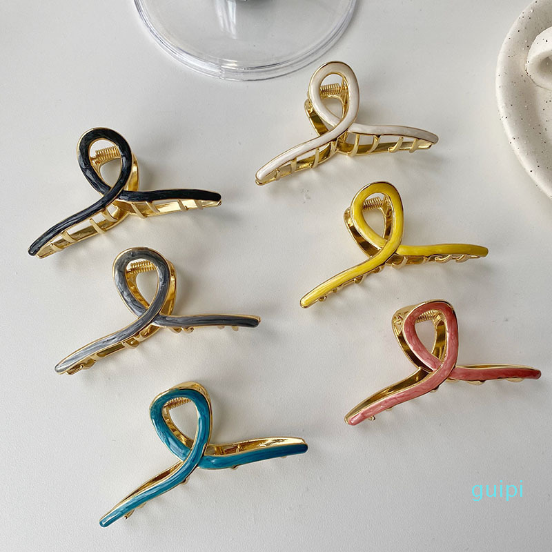 Woman Elegant Alloy Crab Women Accessories Girls Hairpins Hair Claw Clips Ladies Ornaments Barrettes Headwear Hairgrip