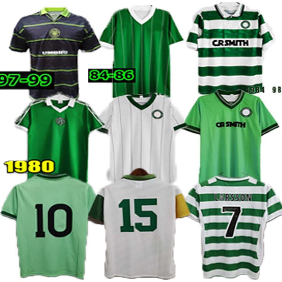 1980 1982 85 86 87 88 06 08 Celtic Retro Soccer Jerseys 1991 1992 1998 1999 2000 BRATTBAKK football shirts LARSSON Classic Vintage Sutton 1995 1997 black green kits top, Customize
1980 1982 85 86 87 88 06 08 Celtic Retro Soccer Jerseys 1991 1992 1998 1999 2000 BRATTBAKK football shirts LARSSON Classic Vintage Sutton 1995 1997 black green kits top, Customize