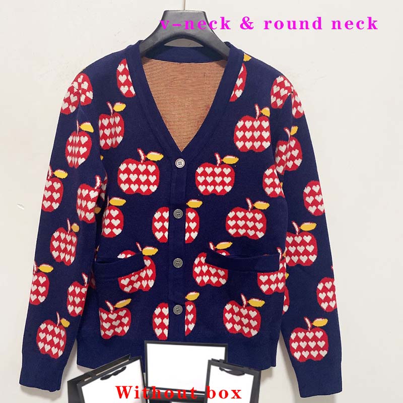 Designer Women Sweater Knit Letter Knitted Sweaters Long-sleeved Cardigan Fashion Casual Jacket V-neck Knitwear Shirts 2 Styles -L, Round neck
Designer Women Sweater Knit Letter Knitted Sweaters Long-sleeved Cardigan Fashion Casual Jacket V-neck Knitwear Shirts 2 Styles -L, Round neck