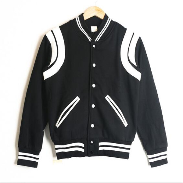 Fashion brand streetwear Pu patchwork bomber jacket men Varsity Jackets coat stylish baseball Outerwear women coats, Black
Fashion brand streetwear Pu patchwork bomber jacket men Varsity Jackets coat stylish baseball Outerwear women coats, Black