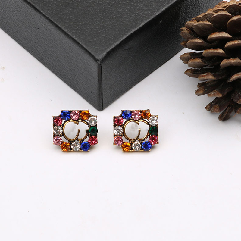 Vintage Crystal Earrings Casual Diamond Charms Gold Alphabet Jewelry Studs Lover Birthday Gift Women Girls Wedding Party
Vintage Crystal Earrings Casual Diamond Charms Gold Alphabet Jewelry Studs Lover Birthday Gift Women Girls Wedding Party