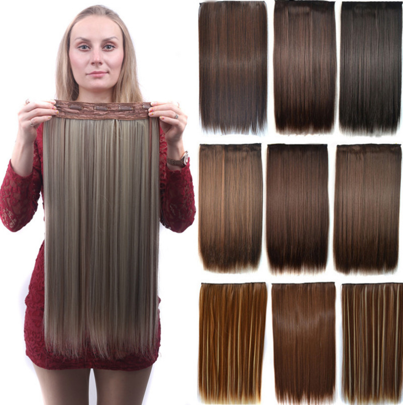 24 inches Clipl in Synthetic Hair Extensions Weft 120g 40 Colors Simulation Human Hairs Bundles MR-5S
24 inches Clipl in Synthetic Hair Extensions Weft 120g 40 Colors Simulation Human Hairs Bundles MR-5S