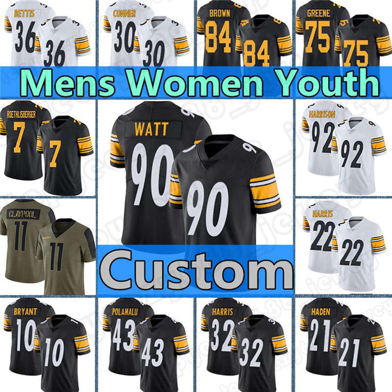 Custom Najee Harris Mens 90 T.J. Watt Jersey Chase Claypool 19 Juju Smith-Schuster Football Minkah Fitzpatrick Youth Jerome Bettis Ben Roethlisberger Women Devin Bush, Yellow
Custom Najee Harris Mens 90 T.J. Watt Jersey Chase Claypool 19 Juju Smith-Schuster Football Minkah Fitzpatrick Youth Jerome Bettis Ben Roethlisberger Women Devin Bush, Yellow