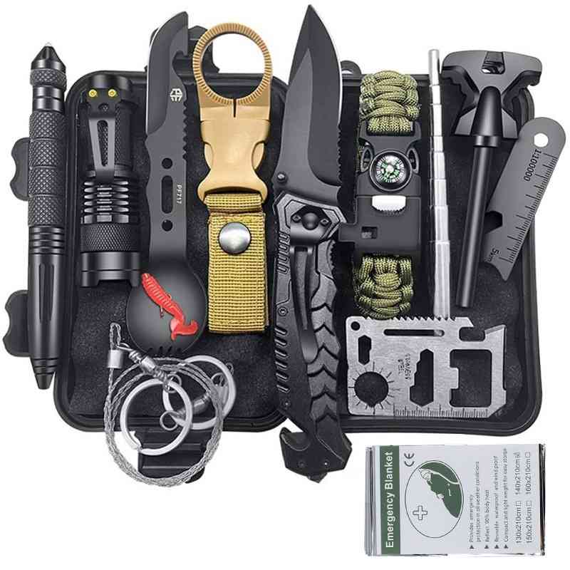 Hot selling 14 in one first aid field survival equipment on-board exploration self-defense emergency kit
Hot selling 14 in one first aid field survival equipment on-board exploration self-defense emergency kit