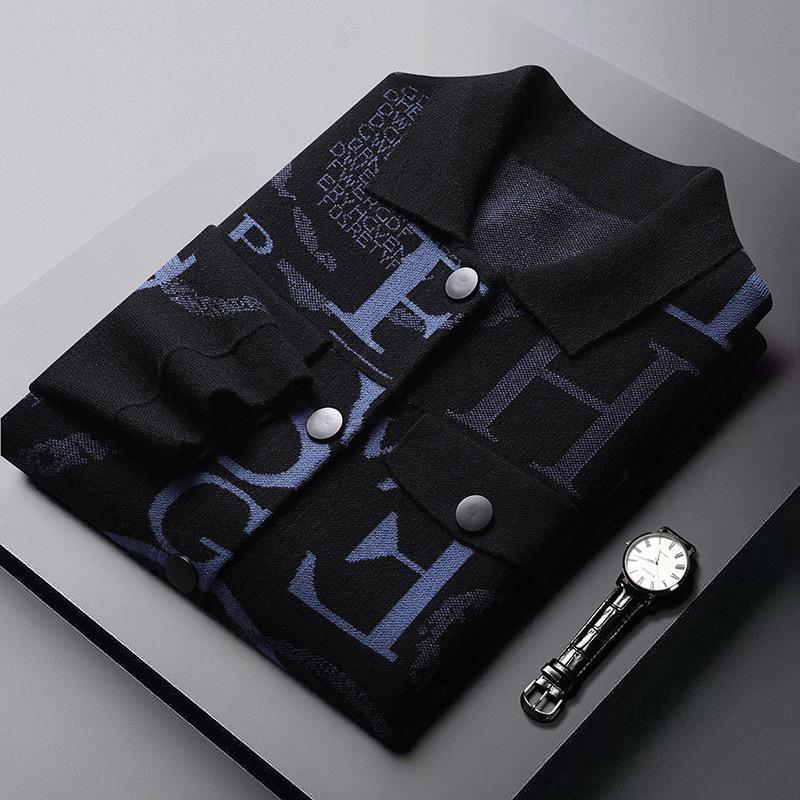 Men's Sweaters High Quality Fashion Letter Jacquard Knitted Coat Autumn And Winter Loose Top Casual Fashionable Cardigan Sweater, White;black
Men's Sweaters High Quality Fashion Letter Jacquard Knitted Coat Autumn And Winter Loose Top Casual Fashionable Cardigan Sweater, White;black