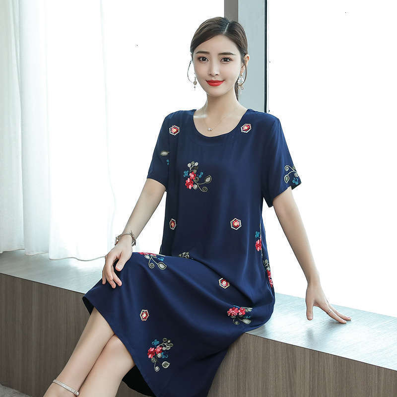 Dresses spring Casual Wind summer fat mm plus size printed women's fattening dress Pullover silk, Pink
Dresses spring Casual Wind summer fat mm plus size printed women's fattening dress Pullover silk, Pink