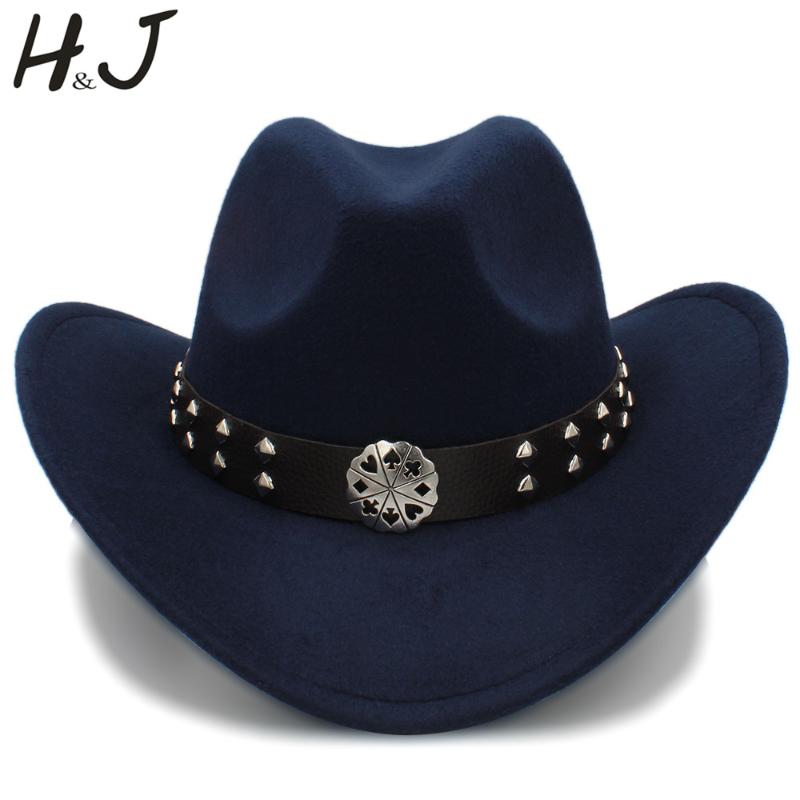 Cloches 11.11 Hats Women Men Wool Hollow Western Cowboy Hat For Winter Autumn Gentleman Sombrero Hombre Cap Size 56-58CM, Black
Cloches 11.11 Hats Women Men Wool Hollow Western Cowboy Hat For Winter Autumn Gentleman Sombrero Hombre Cap Size 56-58CM, Black