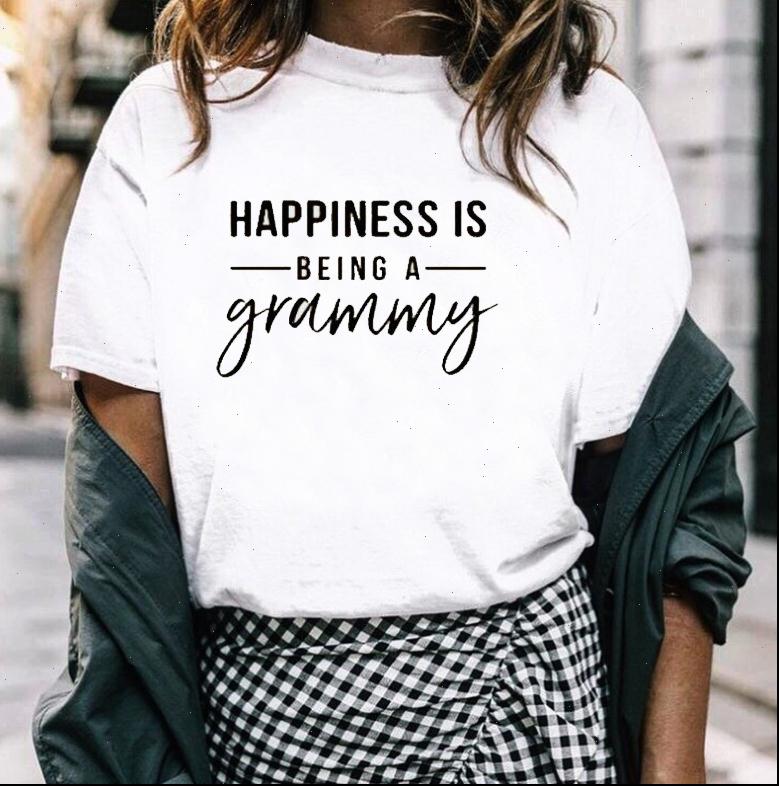 happiness is womens being a grammy letter print t shirt women short sleeve o neck loose tee mujer, White
happiness is womens being a grammy letter print t shirt women short sleeve o neck loose tee mujer, White
