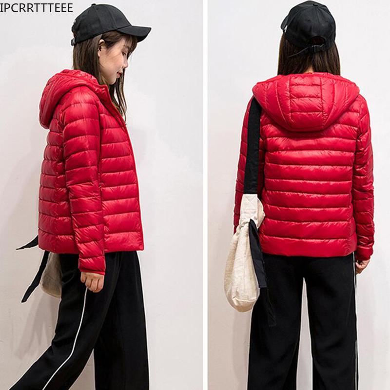 Women's Down & Parkas 2021 Autumn Winter Jacket Women 90% White Duck Coat Ultra Light Warm Female Portable Plus Size