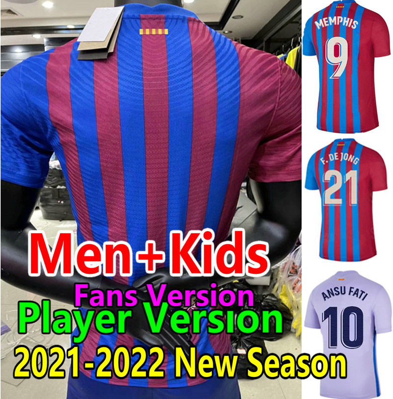 Camisetas de football MEMPHIS PEDRI Kun Aguero soccer jerseyS 21 22 ANSU FATI 2021 2022 SERGIO F. JONG DEST kit shirt men kids sets socks tops home away third, Fans home +liga
Camisetas de football MEMPHIS PEDRI Kun Aguero soccer jerseyS 21 22 ANSU FATI 2021 2022 SERGIO F. JONG DEST kit shirt men kids sets socks tops home away third, Fans home +liga