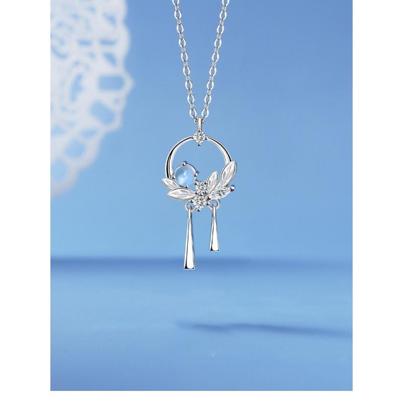 Chains Fashion Moonstone Necklace Pendant For Women Vintage Crystal Tassel Necklaces Trend Charm Aesthetics Jewelry Girl Gift
Chains Fashion Moonstone Necklace Pendant For Women Vintage Crystal Tassel Necklaces Trend Charm Aesthetics Jewelry Girl Gift