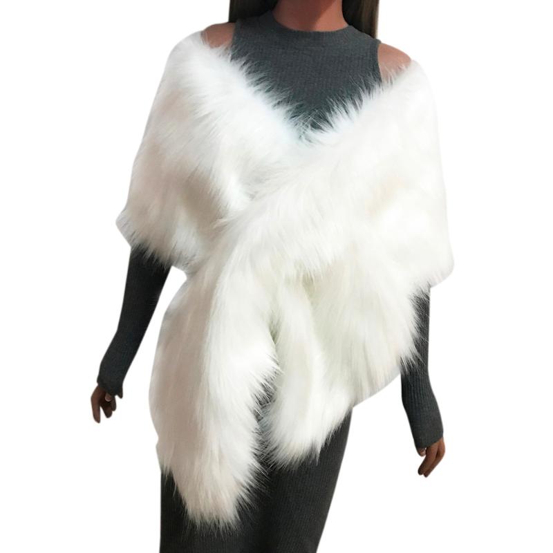 Scarves JAYCOSIN Women Faux Fur Long Shawl Stole Wrap Shrug Scarf Bridal Wedding Casual Autumn Winter Attractive
Scarves JAYCOSIN Women Faux Fur Long Shawl Stole Wrap Shrug Scarf Bridal Wedding Casual Autumn Winter Attractive