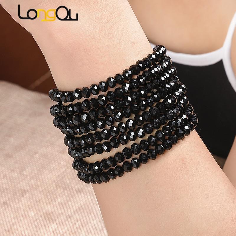 Beaded, Strands Black Glass Beads Oval Men's And Women's Bracelets Buddha Bracelet 4*6 Mm 7.5 Inches 2021
Beaded, Strands Black Glass Beads Oval Men's And Women's Bracelets Buddha Bracelet 4*6 Mm 7.5 Inches 2021
