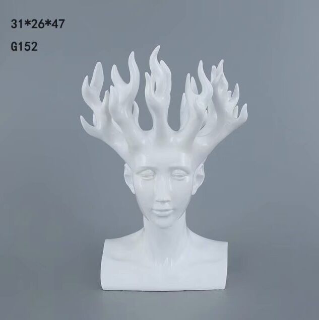 Man head ceramic vase home decor tabletop vases Movie Figure Art Designer creative