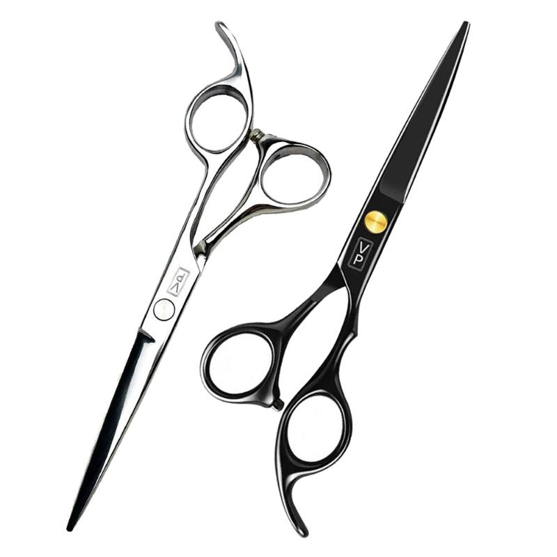 Hair Scissors Japan Barber 6 Inch 440C Professional Hairdressing Thinning Shear Styling Tool Salon Barbershop Set