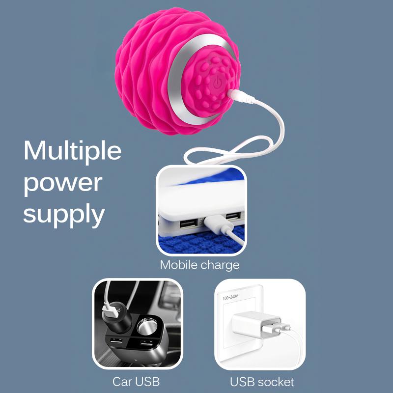 Electric Massage Ball Vibration Muscle Massager Fitness Exercise Yoga Fascia Handball Pilates Sensory Balls Silicone
Electric Massage Ball Vibration Muscle Massager Fitness Exercise Yoga Fascia Handball Pilates Sensory Balls Silicone