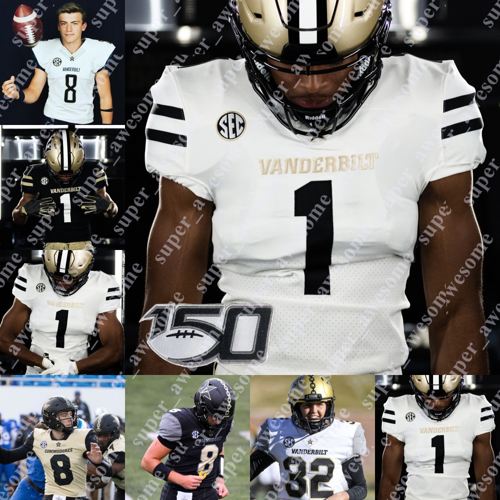 NCAA Vanderbilt Football Jersey Ken Seals Alston Orji Cam Johnson Camden Coleman Amir Abdur-Rahman Rocko Griffin Anfernee Orji Elijah McAllister Ashmore, Black-150th
NCAA Vanderbilt Football Jersey Ken Seals Alston Orji Cam Johnson Camden Coleman Amir Abdur-Rahman Rocko Griffin Anfernee Orji Elijah McAllister Ashmore, Black-150th