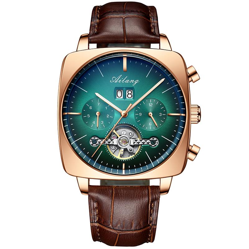 Wristwatches AILANG Watches Men Fashion Waterproof Rose Gold Silver Calendar Automatic Mechanical Wristwatch Relogio Masculino, Silver white
Wristwatches AILANG Watches Men Fashion Waterproof Rose Gold Silver Calendar Automatic Mechanical Wristwatch Relogio Masculino, Silver white