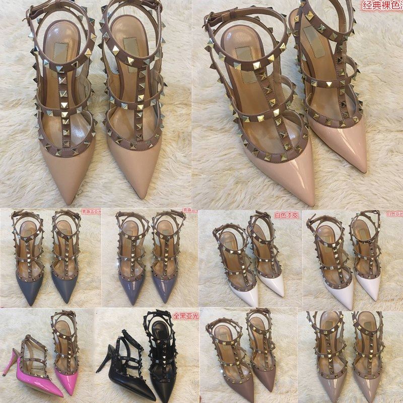 2020 Women Pumps Wedding Shoes Woman High Heels sandal Nude Fashion Ankle Straps Rivets Shoes Sexy High Heels Bridal Shoes 35-45, Black
2020 Women Pumps Wedding Shoes Woman High Heels sandal Nude Fashion Ankle Straps Rivets Shoes Sexy High Heels Bridal Shoes 35-45, Black