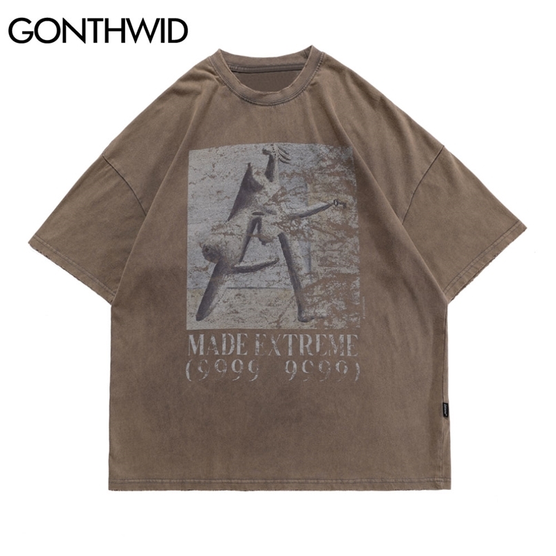 T-Shirts Hip Hop Creative Ripped Distressed Tshirts Streetwear Fashion Punk Rock Gothic Short Sleeve Tees Shirts Tops 210602, Khaki
T-Shirts Hip Hop Creative Ripped Distressed Tshirts Streetwear Fashion Punk Rock Gothic Short Sleeve Tees Shirts Tops 210602, Khaki