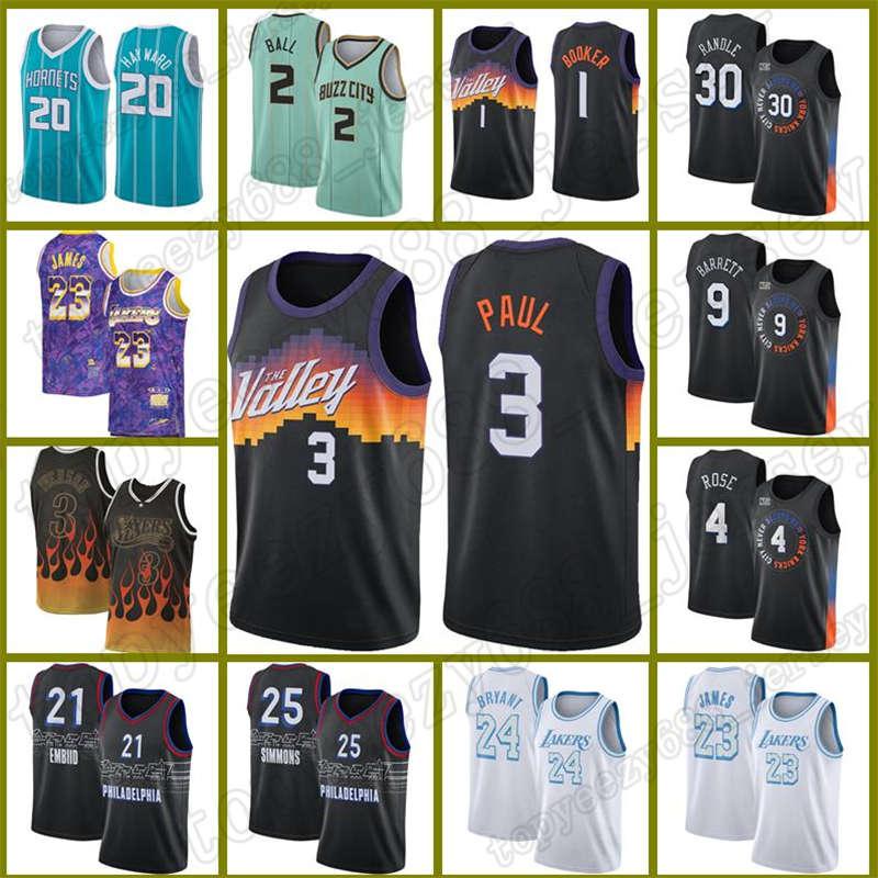Chris 3 Paul Suns LeBron 23 James Derrick Rose RJ 9 Barrett Julius Randle Devin Booker Lakers Basketball Jersey Knicks Bryant Me, Black;red
Chris 3 Paul Suns LeBron 23 James Derrick Rose RJ 9 Barrett Julius Randle Devin Booker Lakers Basketball Jersey Knicks Bryant Me, Black;red