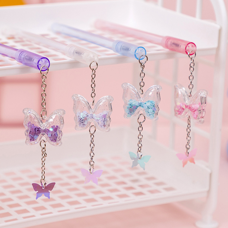 Girl's Heart Butterfly sequins Gel Pens Set Creative Cute Pen School Cartoon Students Gifts Prizes Writing Tools 0.38mm Wholesale
Girl's Heart Butterfly sequins Gel Pens Set Creative Cute Pen School Cartoon Students Gifts Prizes Writing Tools 0.38mm Wholesale
