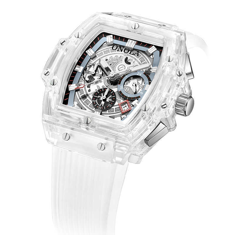 ONOLA Brand Fashion Sports Watch Men Transparent Plastic unisex Quartz Mens Watches white designer luxury Relogio Masculino 210728, O6811 gray
ONOLA Brand Fashion Sports Watch Men Transparent Plastic unisex Quartz Mens Watches white designer luxury Relogio Masculino 210728, O6811 gray