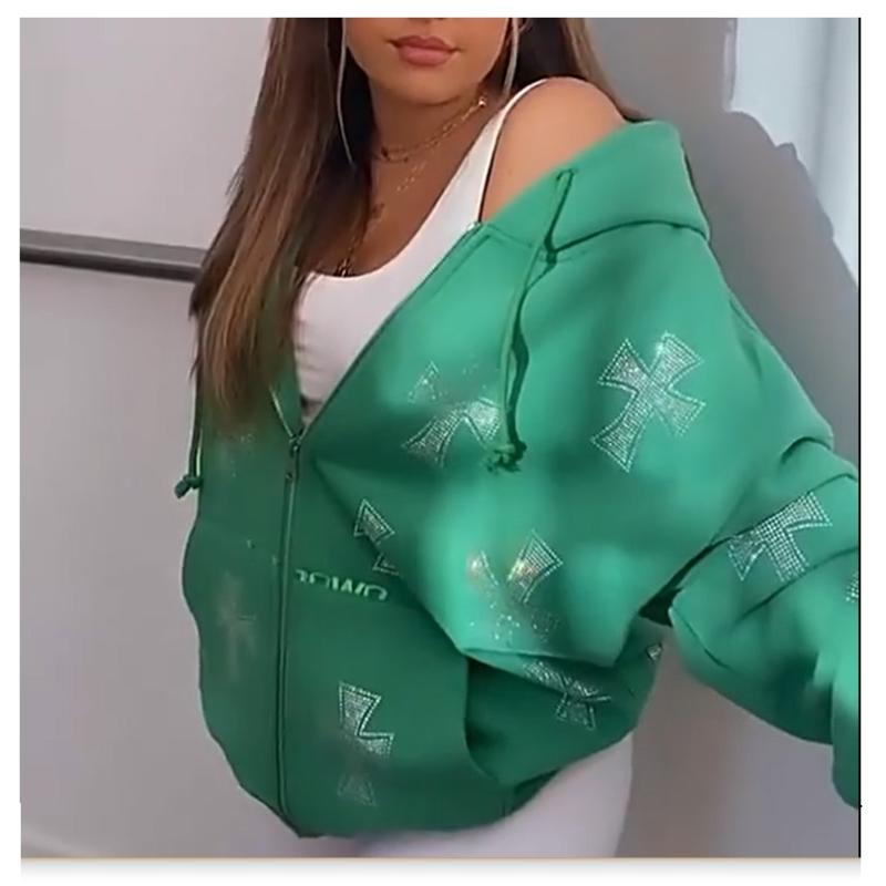 Women' Hoodies & Sweatshirts Vintage Rhinestone Graphics Oversized Female Zip Up Long Sleeve Sweatshirt Y2K Aesthetic Winter Grunge Clothin, Purple pants
Women' Hoodies & Sweatshirts Vintage Rhinestone Graphics Oversized Female Zip Up Long Sleeve Sweatshirt Y2K Aesthetic Winter Grunge Clothin, Purple pants
