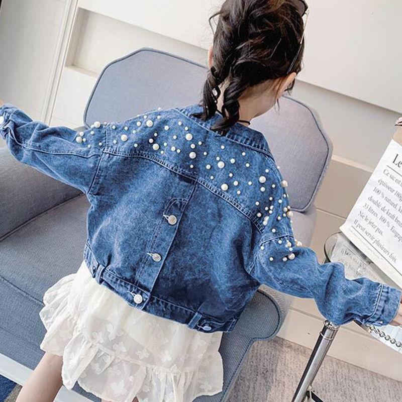 Jackets Children Outwear Coat Cartoon Denim Jacket For Girls Spring Autumn Kid's Fashion Embroidery Jean Kids Clothes, Blue;gray
Jackets Children Outwear Coat Cartoon Denim Jacket For Girls Spring Autumn Kid's Fashion Embroidery Jean Kids Clothes, Blue;gray
