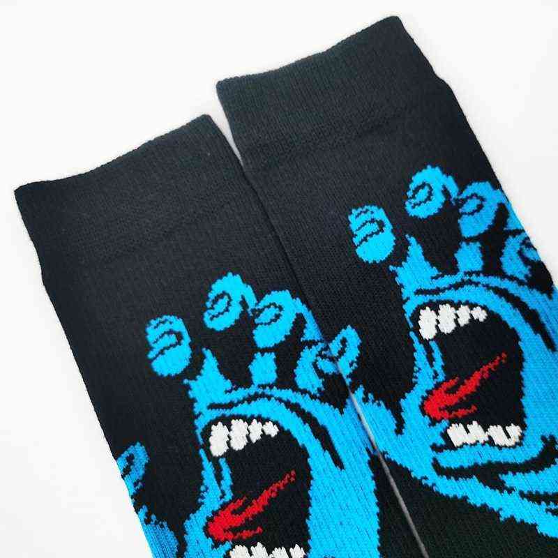 2Pairs/lot Misfits Skateboard Socks Men Hip Hop Streetwear Novelty Socks Cotton Basketball Sports 220105