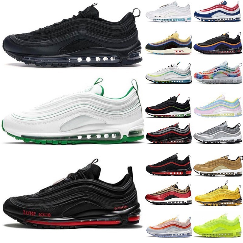 Air Max 97 men women running shoes Airmax Mens Trainers Mschf Lil Nas x Satan Halloween Reflective Bred South Beach outdoor sports sneakers 36-45 vapormax 97s, 44
Air Max 97 men women running shoes Airmax Mens Trainers Mschf Lil Nas x Satan Halloween Reflective Bred South Beach outdoor sports sneakers 36-45 vapormax 97s, 44