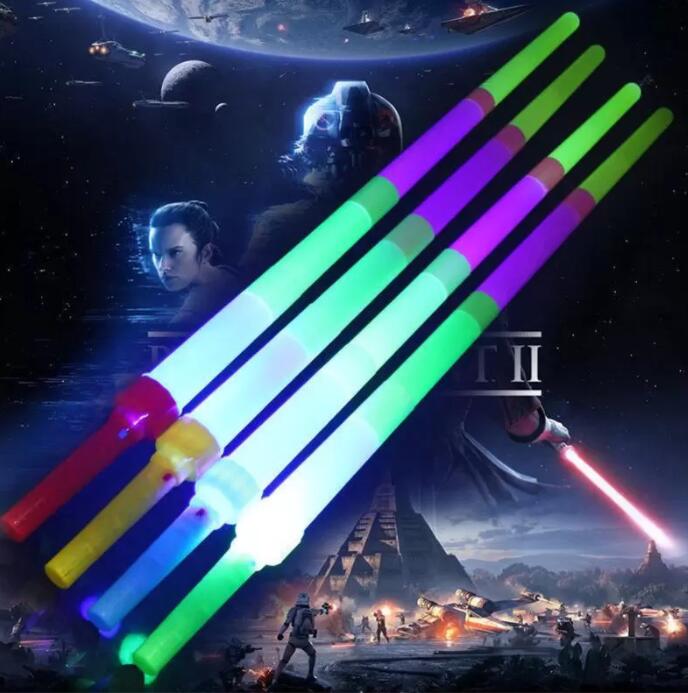 DHL Retractable Light Stick Bar Flash Led Toy Fluorescent Concert Cheer Telescopic Sticks Kids Christmas Carnival Toys 4 Section Big Size
DHL Retractable Light Stick Bar Flash Led Toy Fluorescent Concert Cheer Telescopic Sticks Kids Christmas Carnival Toys 4 Section Big Size