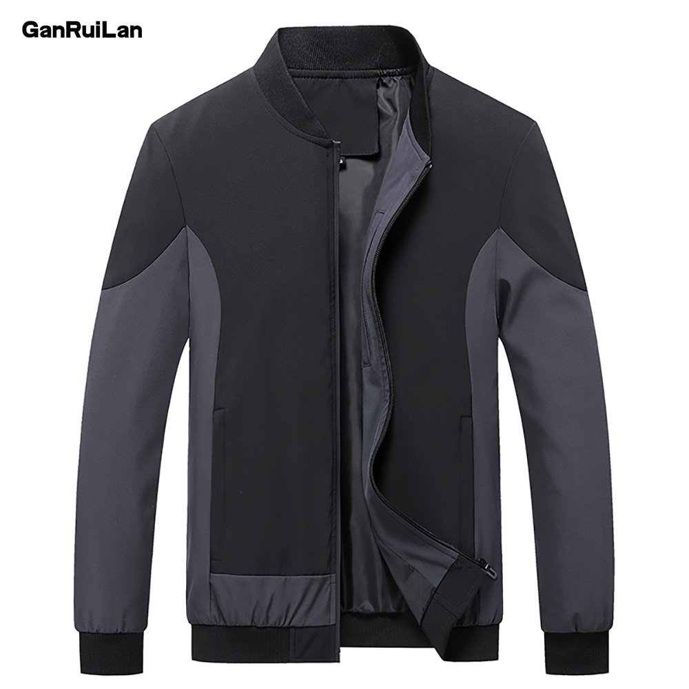 Mens Bomber Jacket Spring Autumn Male Baseball Thin Jackets Brand Casual Coat Top Men's windbreaker Jacket B0739 210518, Black color
Mens Bomber Jacket Spring Autumn Male Baseball Thin Jackets Brand Casual Coat Top Men's windbreaker Jacket B0739 210518, Black color