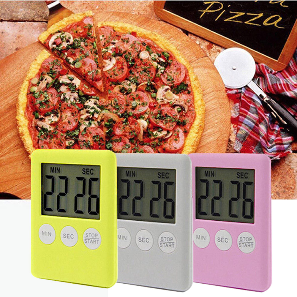 Large Digital Timer Reminder Alarm LCD Kitchen Cooking Egg Timer Count-Down Up Clock Alarm Electronic Magnetic Accessories
Large Digital Timer Reminder Alarm LCD Kitchen Cooking Egg Timer Count-Down Up Clock Alarm Electronic Magnetic Accessories