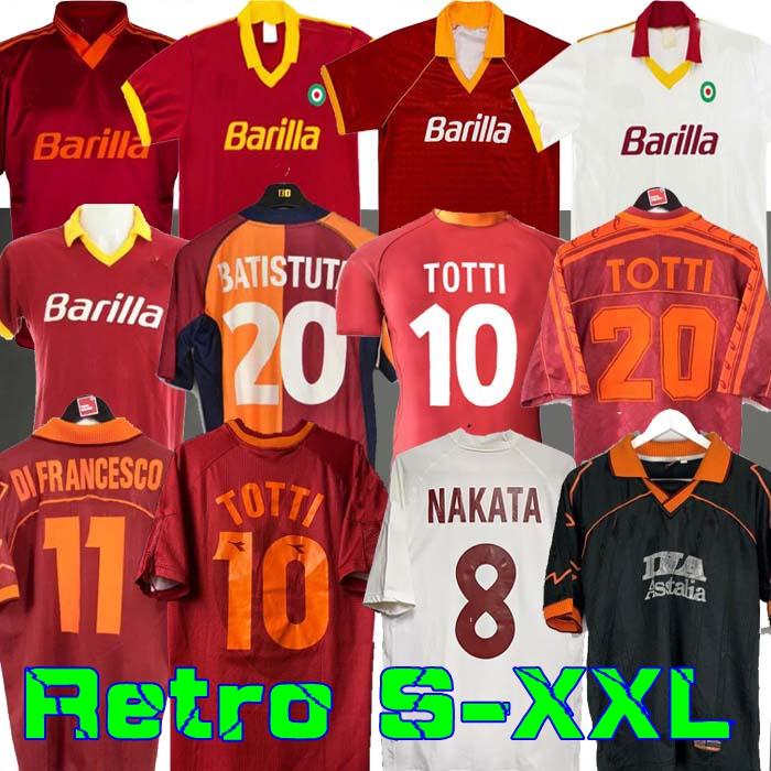 ROMA RETRO soccer jersey 88 89 90 91 92 93 94 95 96 97 98 99 00 00 01 02 TOTTI BATISTUTA Candela Montella shirt 2002 Maglia da NAKATA, Black;yellow
ROMA RETRO soccer jersey 88 89 90 91 92 93 94 95 96 97 98 99 00 00 01 02 TOTTI BATISTUTA Candela Montella shirt 2002 Maglia da NAKATA, Black;yellow