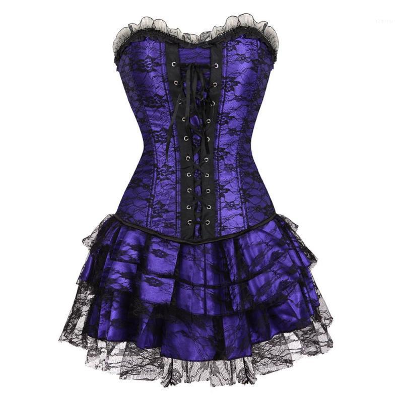 Bustiers & Corsets Corset Masquerade Bustier With Layered Mini Skirt Tutu Set Gothic Women' Overbust Korsage Dress Carnival Halloween Party, Black
Bustiers & Corsets Corset Masquerade Bustier With Layered Mini Skirt Tutu Set Gothic Women' Overbust Korsage Dress Carnival Halloween Party, Black