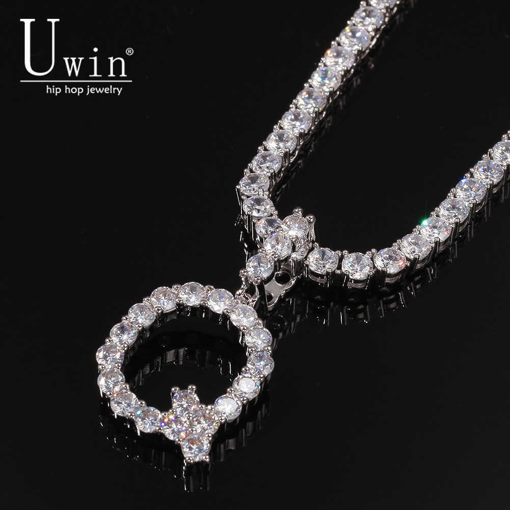 UWIN Tennis Letters With Tennis Chain Custom Intial Name Pendant Jewelry Charm Cubic Zirconia Hip Hop Necklaces Drop Shipping X0707
UWIN Tennis Letters With Tennis Chain Custom Intial Name Pendant Jewelry Charm Cubic Zirconia Hip Hop Necklaces Drop Shipping X0707