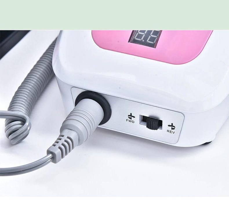 Nail Drill & Accessories 35000 RPM 65W Electric Polishing Equipment For Manicure Pedicure File Professional Machine Kit Tools