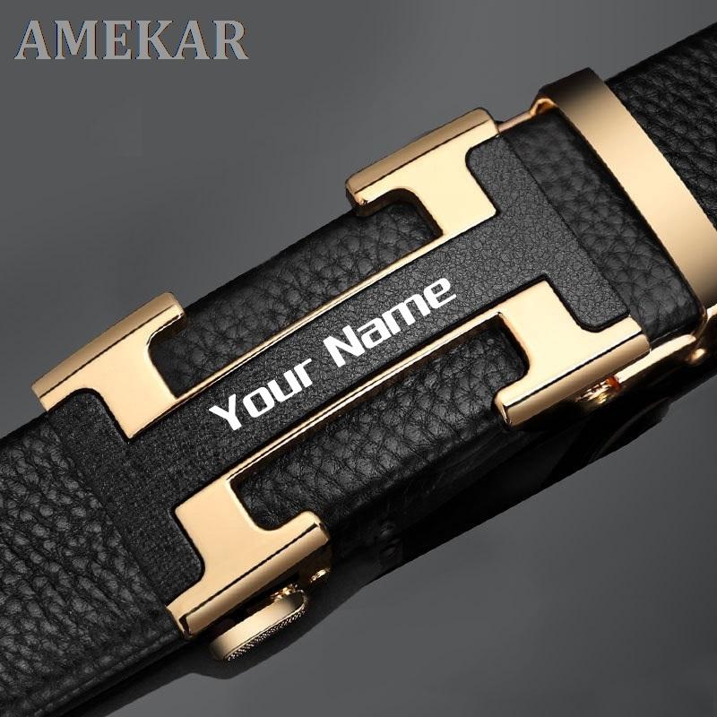 Belts For Men Luxury Designer Brand Custom Engrave Name Initials Logo Fashion Automatic Belt Leather Waist Straps, Black
Belts For Men Luxury Designer Brand Custom Engrave Name Initials Logo Fashion Automatic Belt Leather Waist Straps, Black